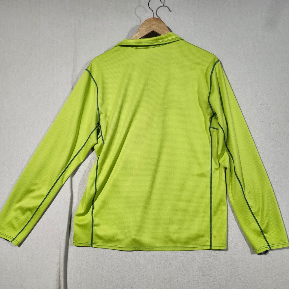 Patagonia Capilene Midweight Baselayer Men L Polartec 1/4 Zip Lime Green XL Asia - Picture 11 of 12